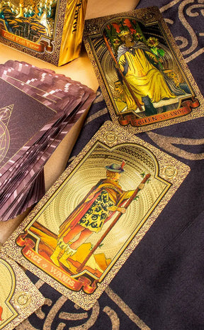 Gold Foil Tarot | Gold-Occult Books-Tragic Beautiful