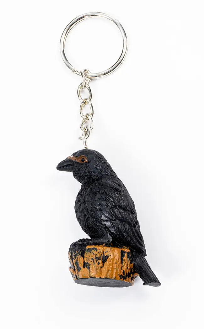 Gothic Keyrings | Crow-Gothic Gifts-Tragic Beautiful