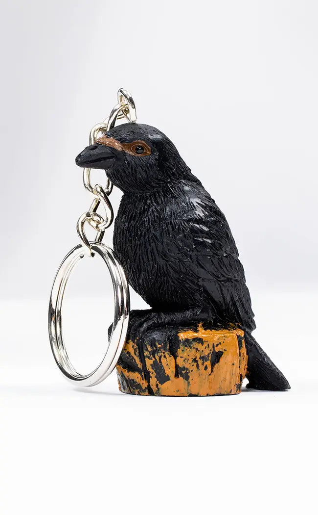 Gothic Keyrings | Crow-Gothic Gifts-Tragic Beautiful