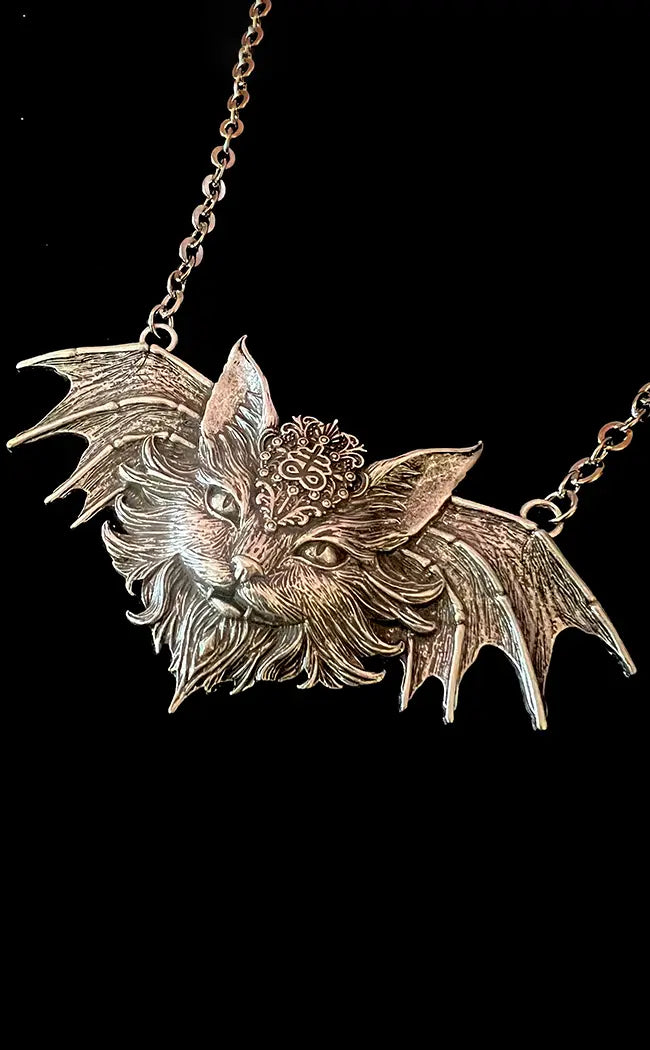 Hades The Bat Cat Necklace-Mother Of Hades-Tragic Beautiful