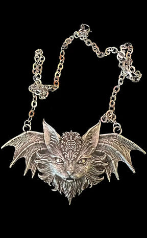 Hades The Bat Cat Necklace-Mother Of Hades-Tragic Beautiful