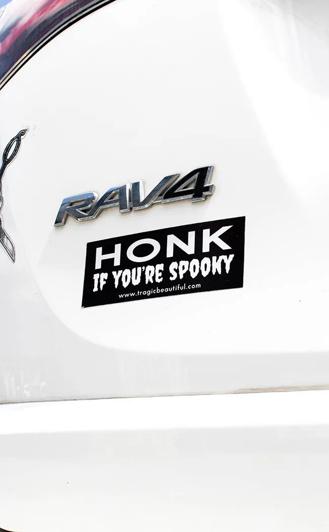 Honk If You're Spooky Bumper Sticker
