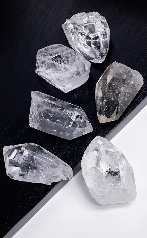 Clear Quartz Flat Points | Crystals & Witchcraft Altar Tools Australia