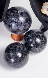 Indigo Gabbro (Mystic Merlinite) Crystal Spheres-Crystals-Tragic Beautiful