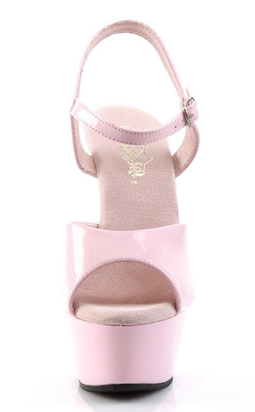 KISS-209 Baby Pink Patent Heels-Pleaser-Tragic Beautiful