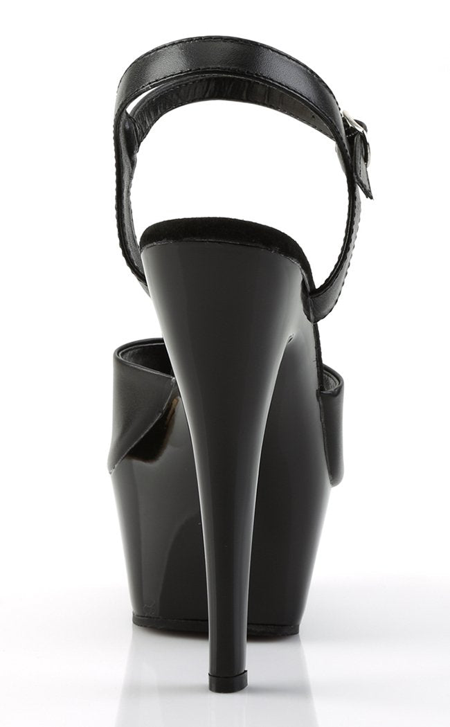 KISS-209 Black Leather Heels-Pleaser-Tragic Beautiful