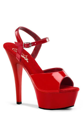 KISS-209 Red Patent Heels-Pleaser-Tragic Beautiful