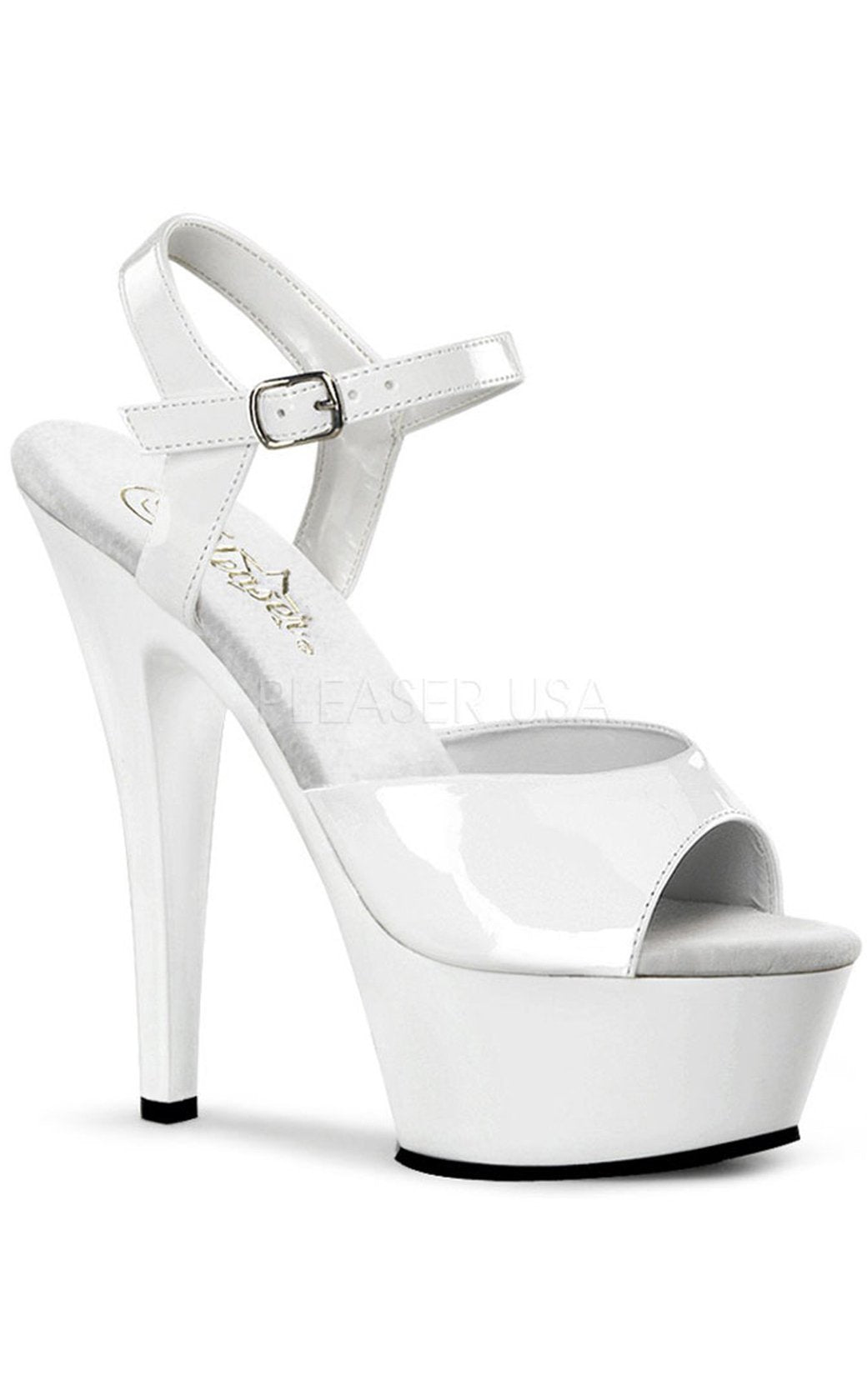 KISS-209 White Patent Heels-Pleaser-Tragic Beautiful