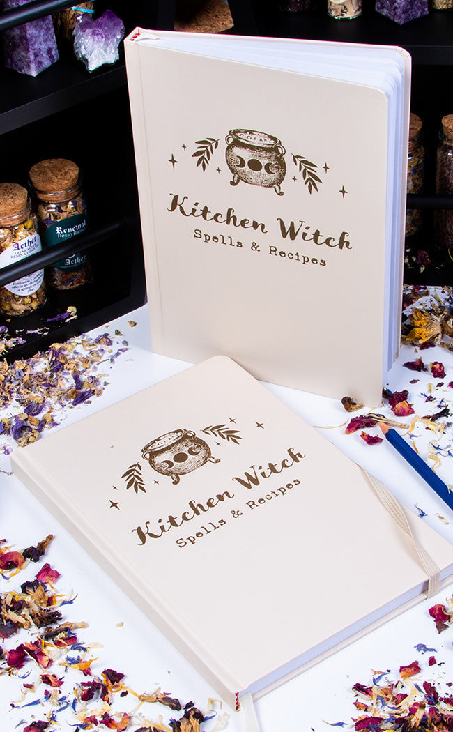 Kitchen Witch A5 Notebook-Gothic Gifts-Tragic Beautiful