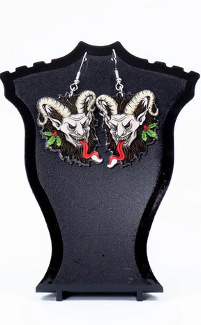 Krampus Christmas Earrings-Gothic Jewellery-Tragic Beautiful