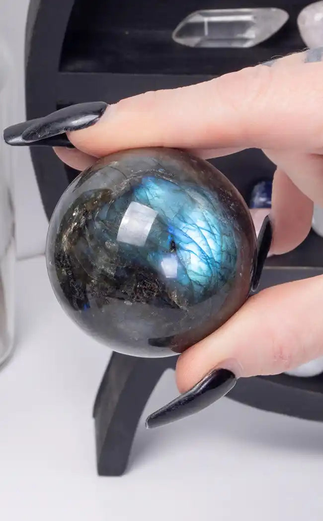 Labradorite Spheres | 50mm-Crystals-Tragic Beautiful