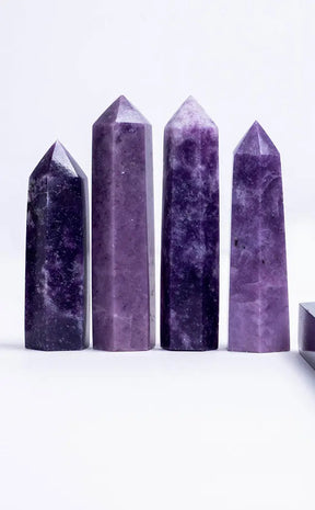 Lepidolite Crystal Towers-Crystals-Tragic Beautiful