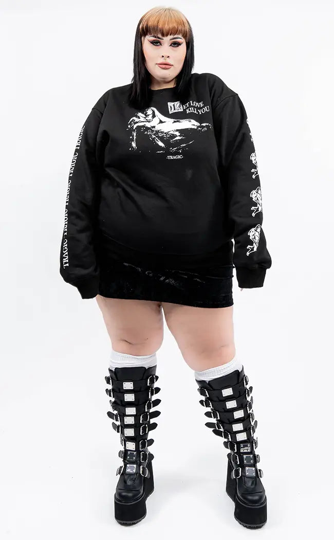 Plus size 2025 goth coat