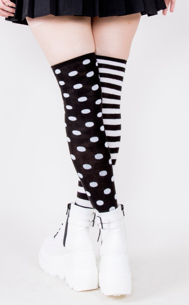 Li'l Miss Matched Stockings-Music Legs-Tragic Beautiful