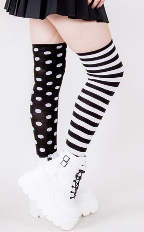 Li'l Miss Matched Stockings-Music Legs-Tragic Beautiful