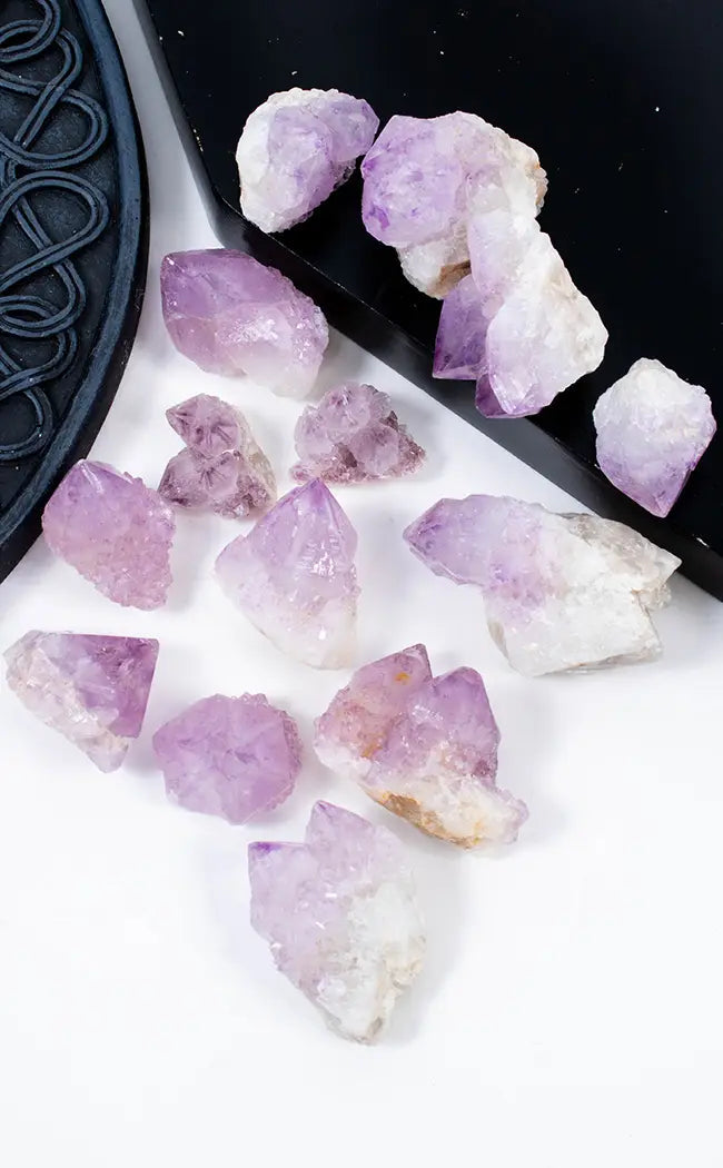 Lilac Amethyst Spirit Quartz Phantom Crystals-Crystals-Tragic Beautiful