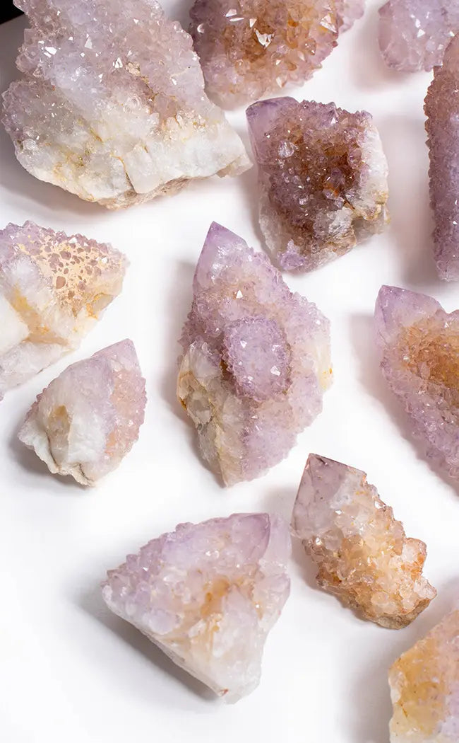 Lilac Ametrine Fairy Spirit Quartz Clusters-Crystals-Tragic Beautiful