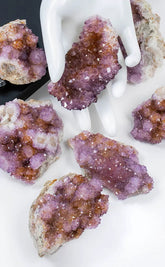 Lilac Ametrine Fairy Spirit Quartz Clusters | Large-Crystals-Tragic Beautiful