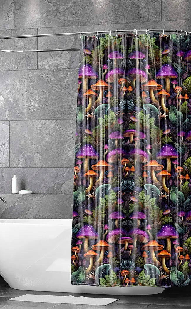 Luminous Gloom Shower Curtain & Bath Mat Set