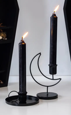 Lunar Candle Holder-Witchcraft Supplies-Tragic Beautiful