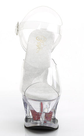 MOON-708HRS Clear Red Heart Heels-Pleaser-Tragic Beautiful