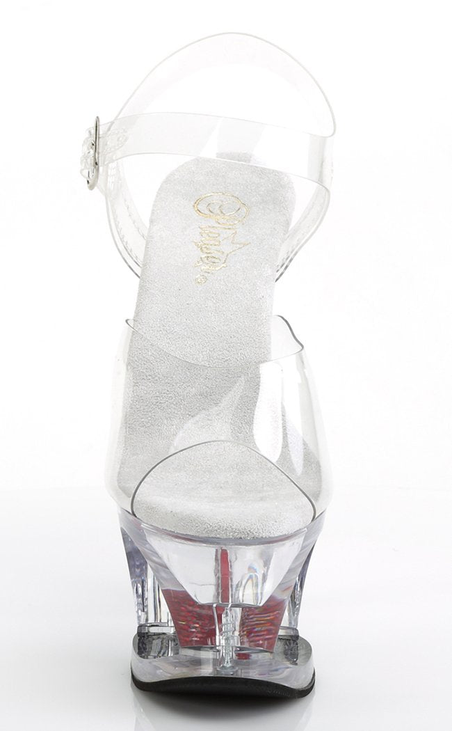 MOON-708HRS Clear Red Heart Heels-Pleaser-Tragic Beautiful