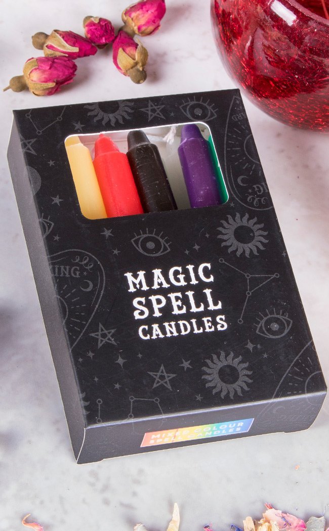 Magic Spell Candles Mixed Colour Pack Witchcraft And Spell Supplies magic-spell-candles-mixed-colour-pack-witchcraft-and-spell-supplies