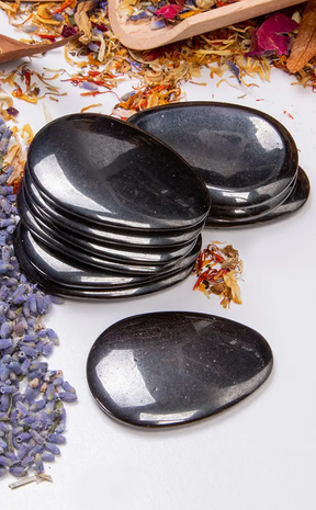 Magnetic Hematite Worry Stone-Crystals-Tragic Beautiful