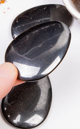 Magnetic Hematite Worry Stone-Crystals-Tragic Beautiful
