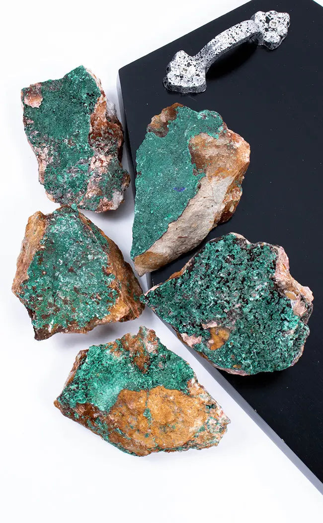 Malachite Rough Specimens-Crystals-Tragic Beautiful