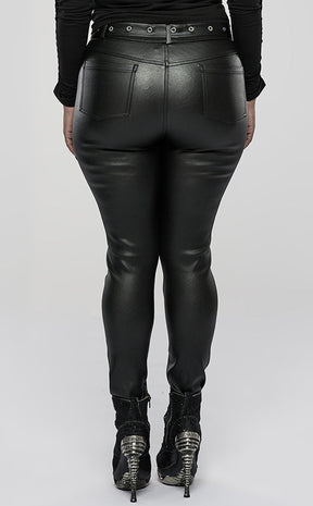 Marcia Biker Trousers | Plus Size-Punk Rave-Tragic Beautiful