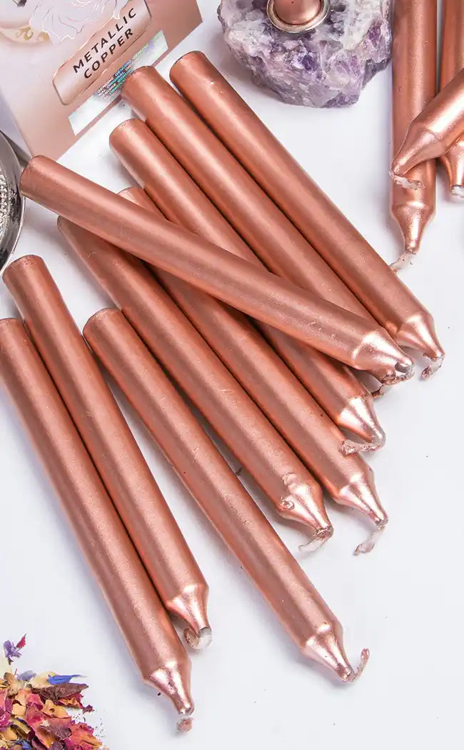 Metallic Chime Spell Candles | Copper-Candles-Tragic Beautiful