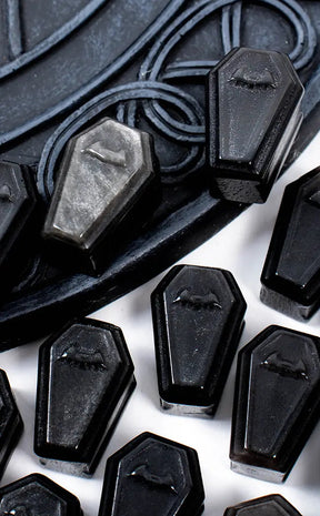 Mini Obsidian Silver Sheen Coffins-Crystals-Tragic Beautiful
