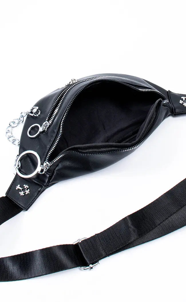 Mistreated Crossbody Bag-Gothic Accessories-Tragic Beautiful
