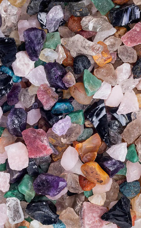Mixed Rough Crystals-Crystals-Tragic Beautiful