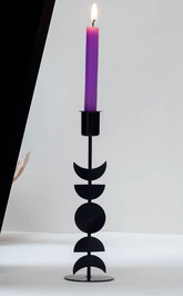 Moon Phases Taper Candle Holder-Candles-Tragic Beautiful