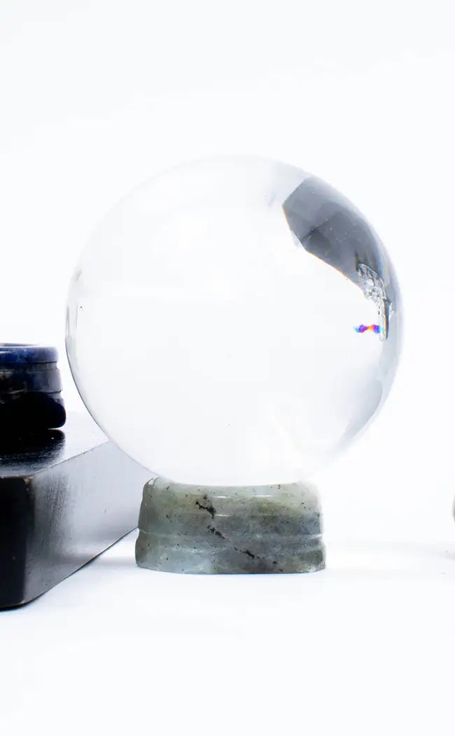 Natural Crystal Sphere Stands