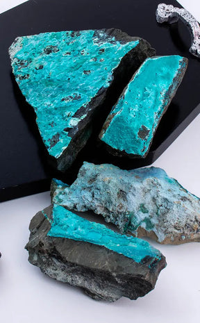 Natural Raw Blue Chrysocolla Specimens | Rare-Crystals-Tragic Beautiful