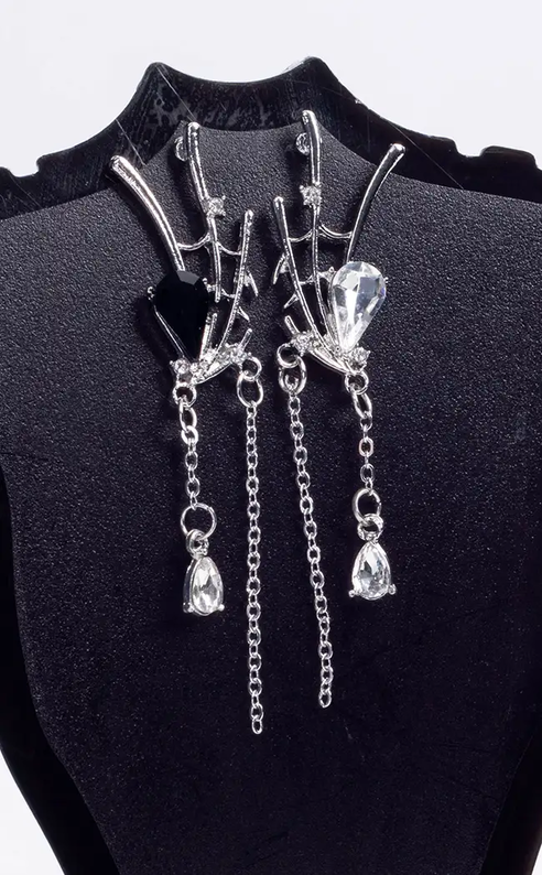 Nephila Earrings-Gothic Jewellery-Tragic Beautiful