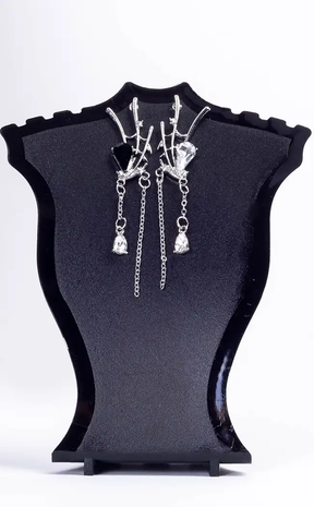 Nephila Earrings-Gothic Jewellery-Tragic Beautiful