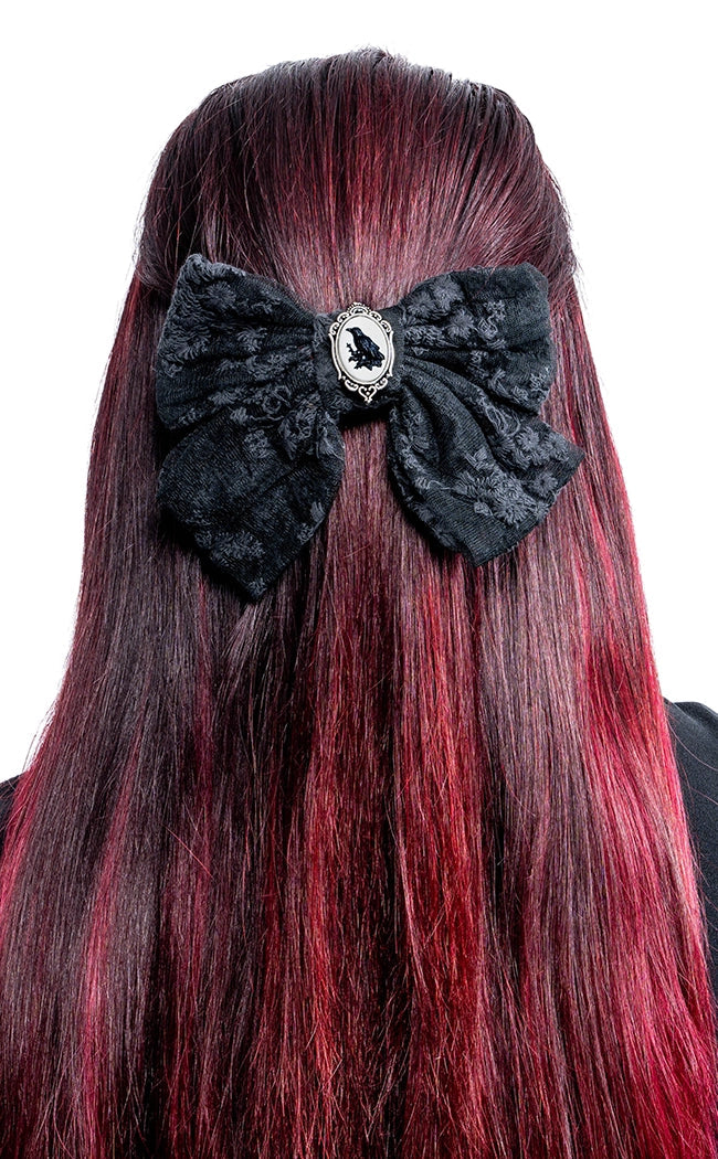 Nevermore Bow Hairclip