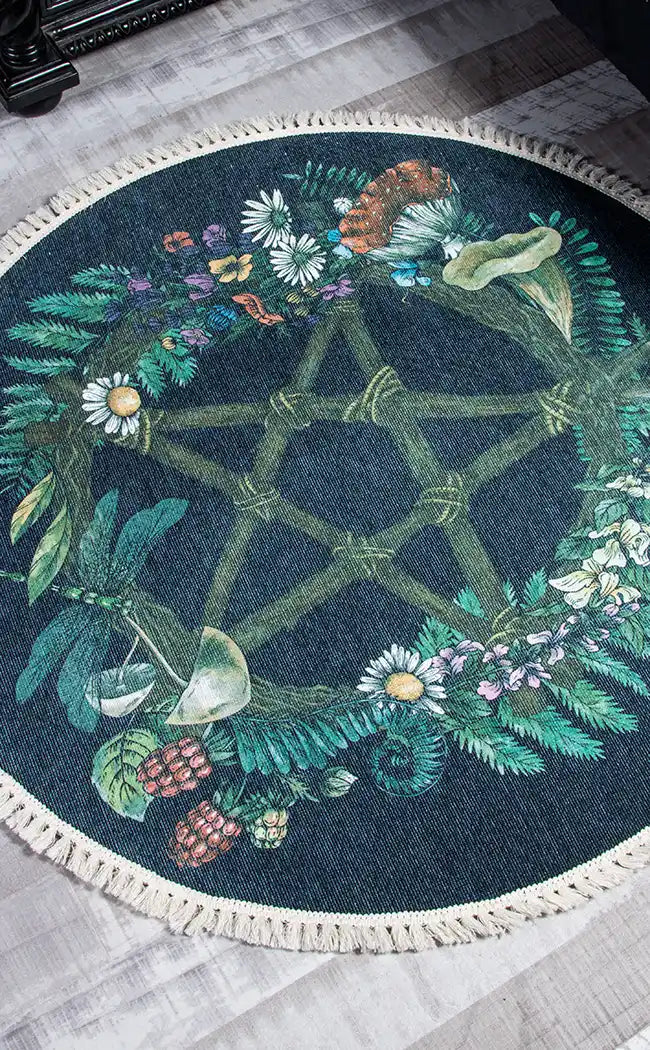 Night Woods Rug | Hedge Witch Cottage-The Haunted Mansion-Tragic Beautiful