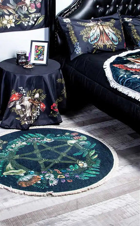 Night Woods Rug | Hedge Witch Cottage-The Haunted Mansion-Tragic Beautiful