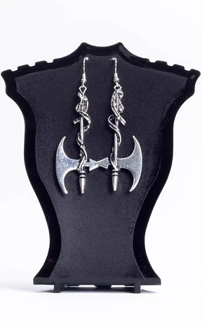 No Axe-idents Earrings-Gothic Jewellery-Tragic Beautiful