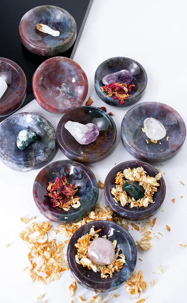 Ocean Jasper Crystal Bowl-Crystals-Tragic Beautiful