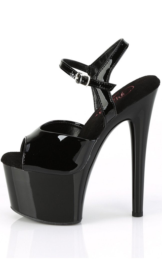 PASSION-709 Black Patent Heels-Pleaser-Tragic Beautiful