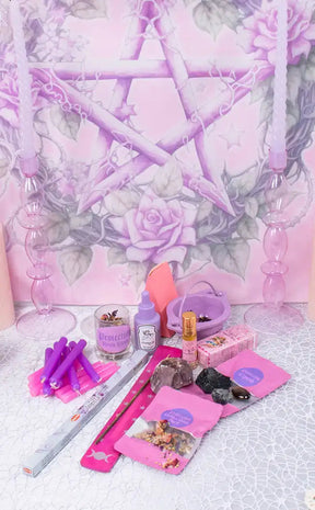 Pastel Petals Witchcraft Kit | Protection-Witchcraft Kits-Tragic Beautiful