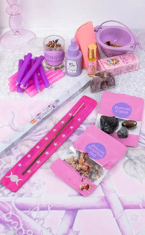 Pastel Petals Witchcraft Kit | Protection-Witchcraft Kits-Tragic Beautiful