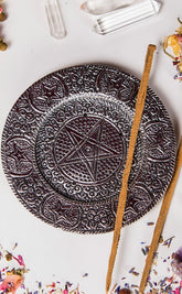 Pentacle Aluminum Incense Burner-Incense-Tragic Beautiful