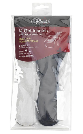 Pleaser Gel Insoles with Arch Support-Pleaser-Tragic Beautiful